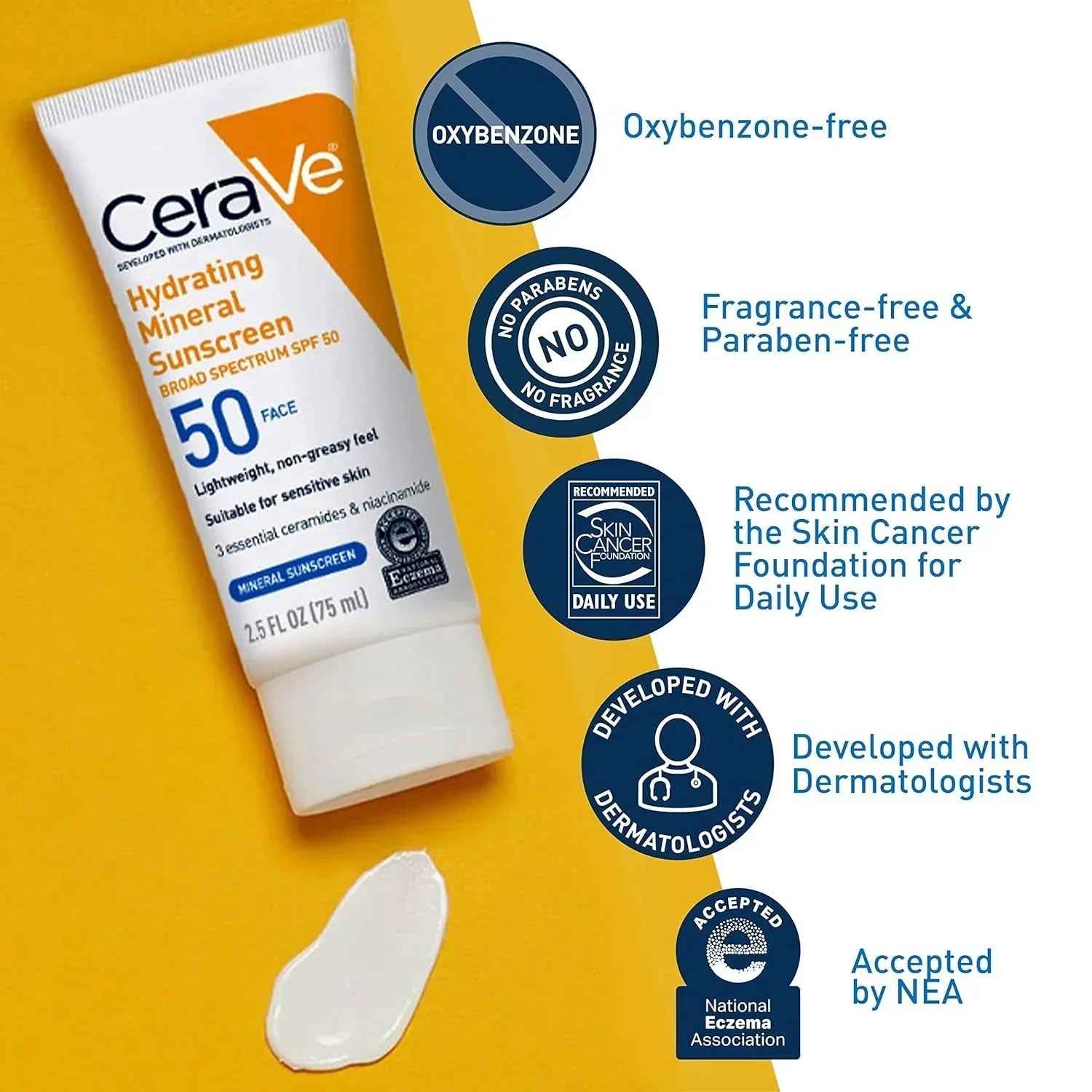 CeraVe Skincare Bundle: 4-in-1 Radiant Skin Night Cream, Sunblock, Cleanser & Serum