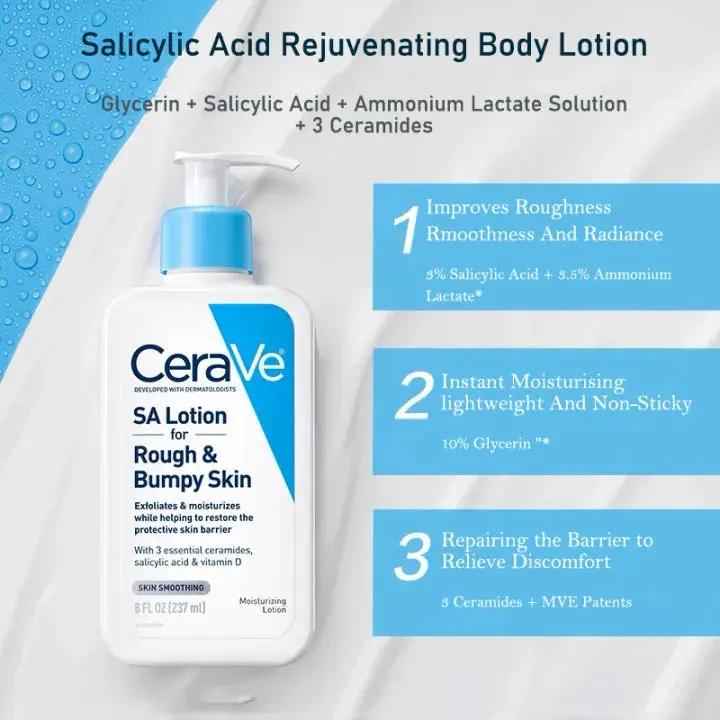 CeraVe Sa Lotion For Rough & Bumpy Skin (237ml) Flecto