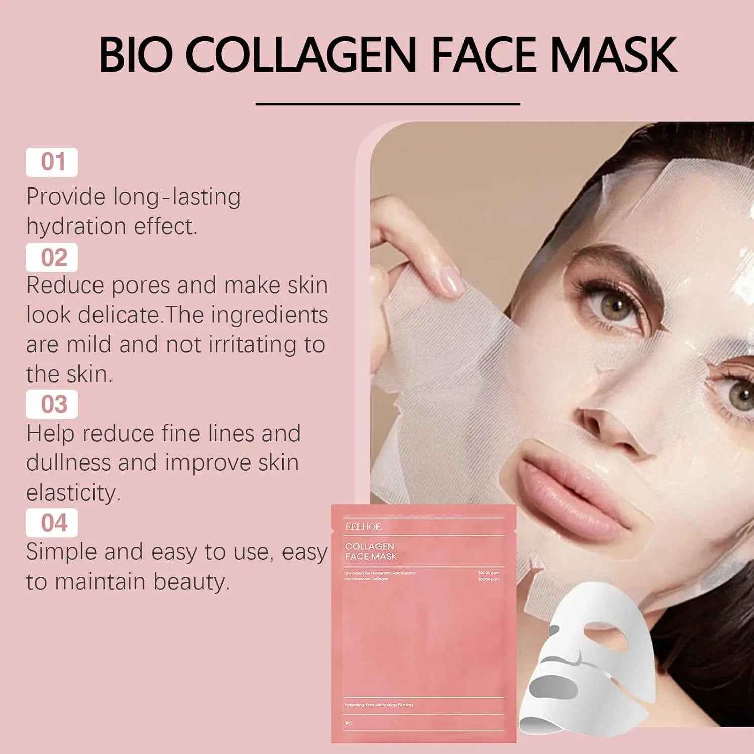Bio-Collagen Deep Mask - for Intense Skin Hydration and Renewal