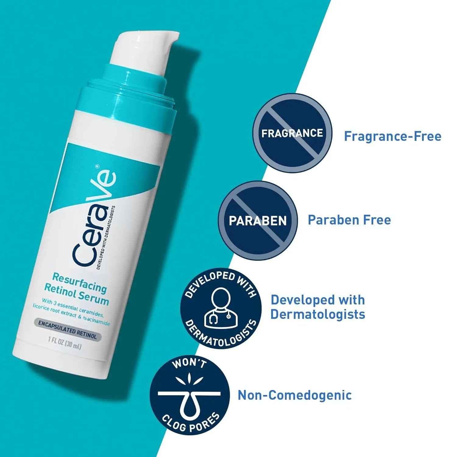 CeraVe Retinol Serum for Post Acne Marks - 30ml