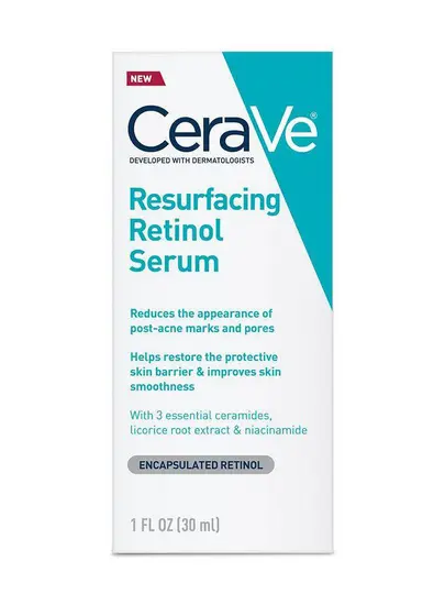 CeraVe Resurfacing Retinol Serum For Post Acne Marks - 30ml Flecto