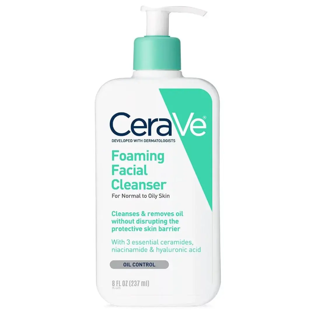 CeraVe Foaming Facial Cleanser for Normal to Oily Skin 237ml Flecto