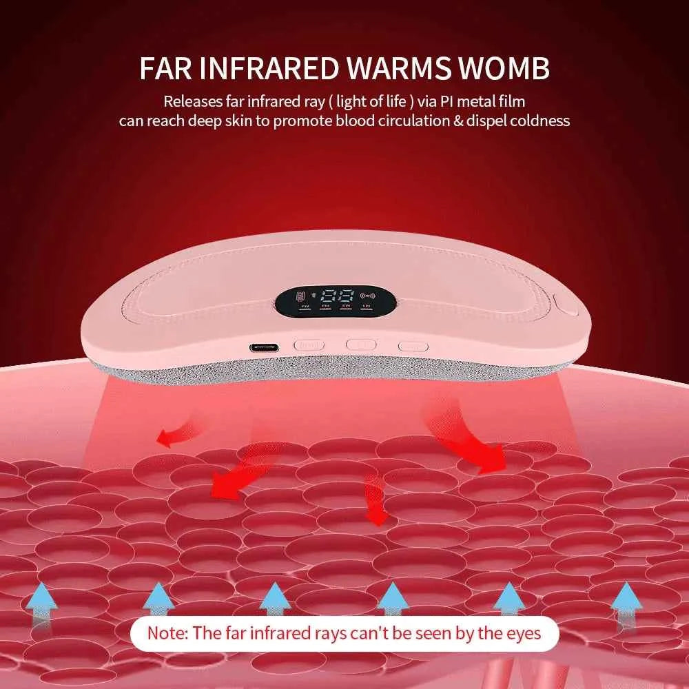 Heating Vibrating Period Pad for Healing Period Cramps – Women's Care Pain Relief