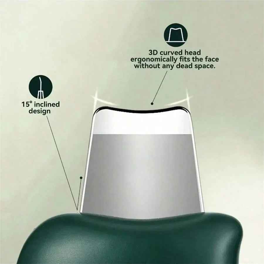 Blackhead Remover & Facial Peeling Tool – Leather Grip Skincare & Makeup Accessory