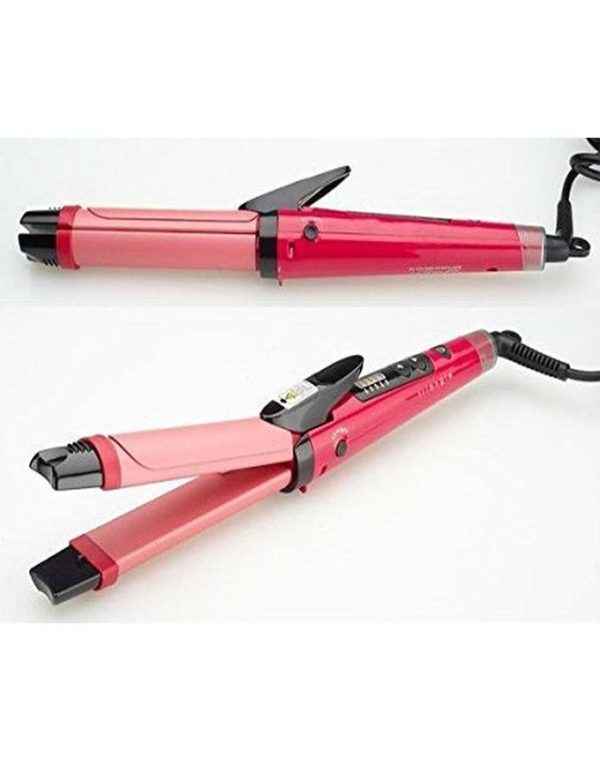 Nova 2-in-1 Hair Straightener & Curler – NH-2009 | Quick Heat Ceramic Styling Tool