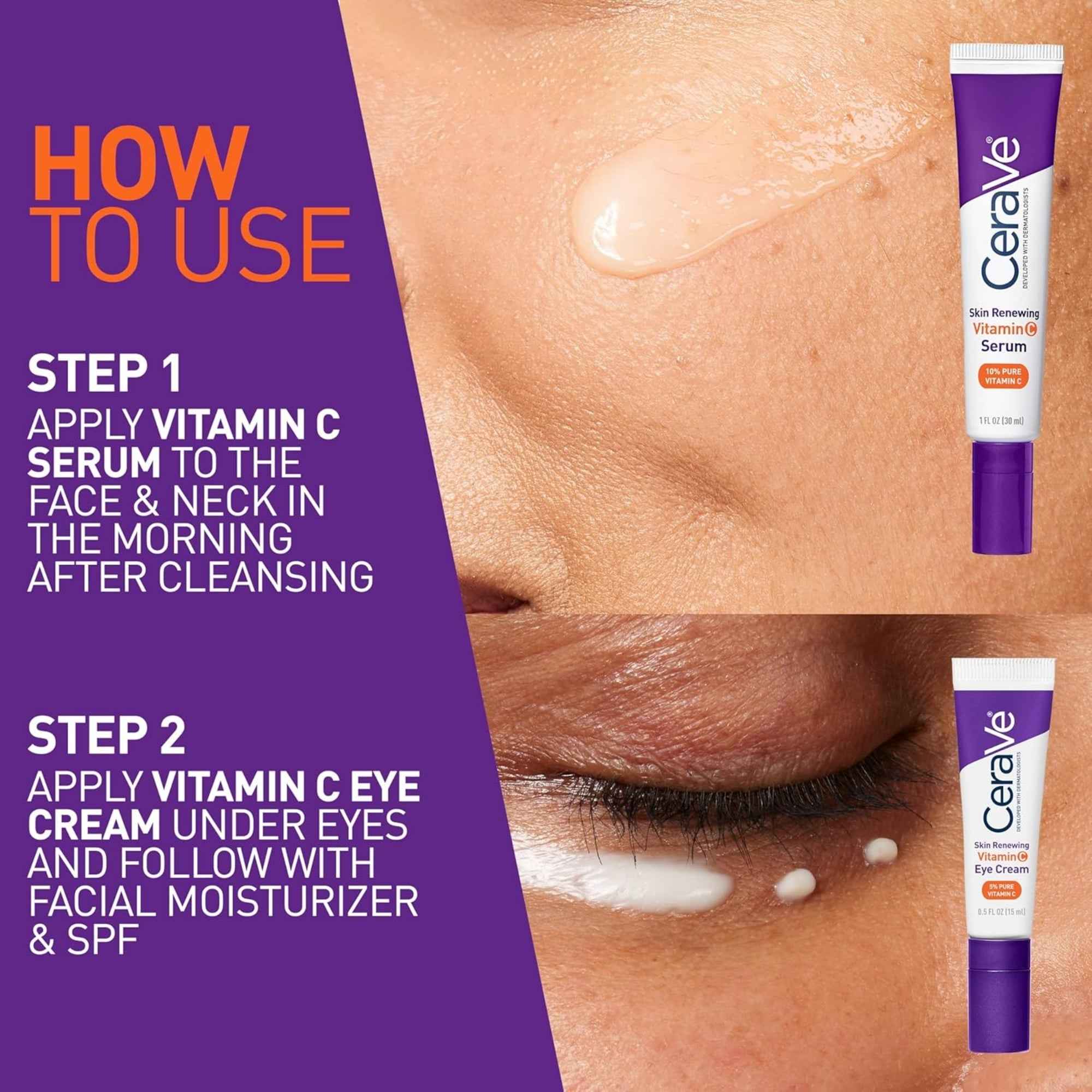 CeraVe Vitamin C Serum for Skin Renewal and Brightening